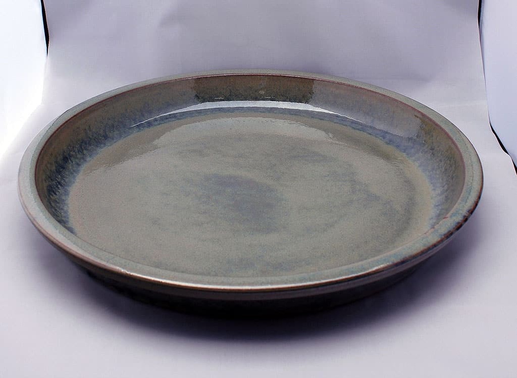 [PV-SCR02AJD] ROUND SAUCER, ANTIQUE JADE, OD 19", ID 16"