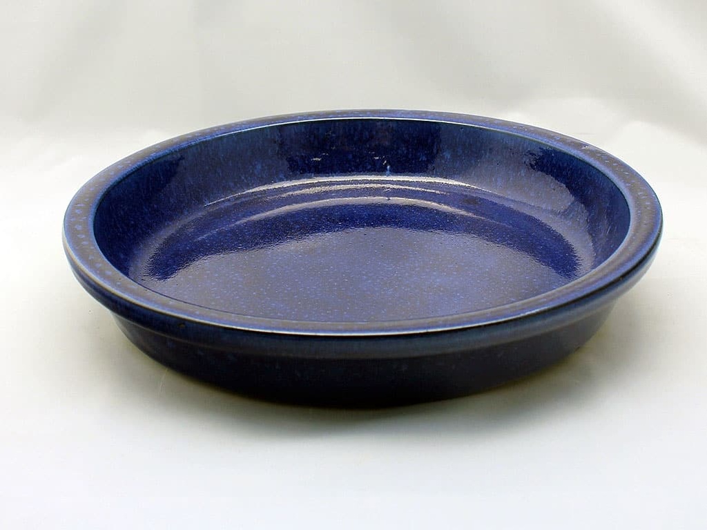 [PV-SCR05FBL] ROUND SAUCER, FALLING BLUE, OD 11.5", ID 9"