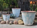 VASO PLANTER, ATLANTIS SKY, SET OF 3 - , BCD, 21.0" X 21.0", 16.0: X 14.0", 12.0" X 11.0"