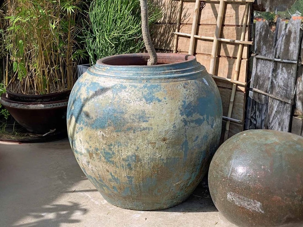 [PV-TSC2149ATS] JAR DE MINO, ATLANTIS SKY, 37.5"X39.5" (TOP 23.5")