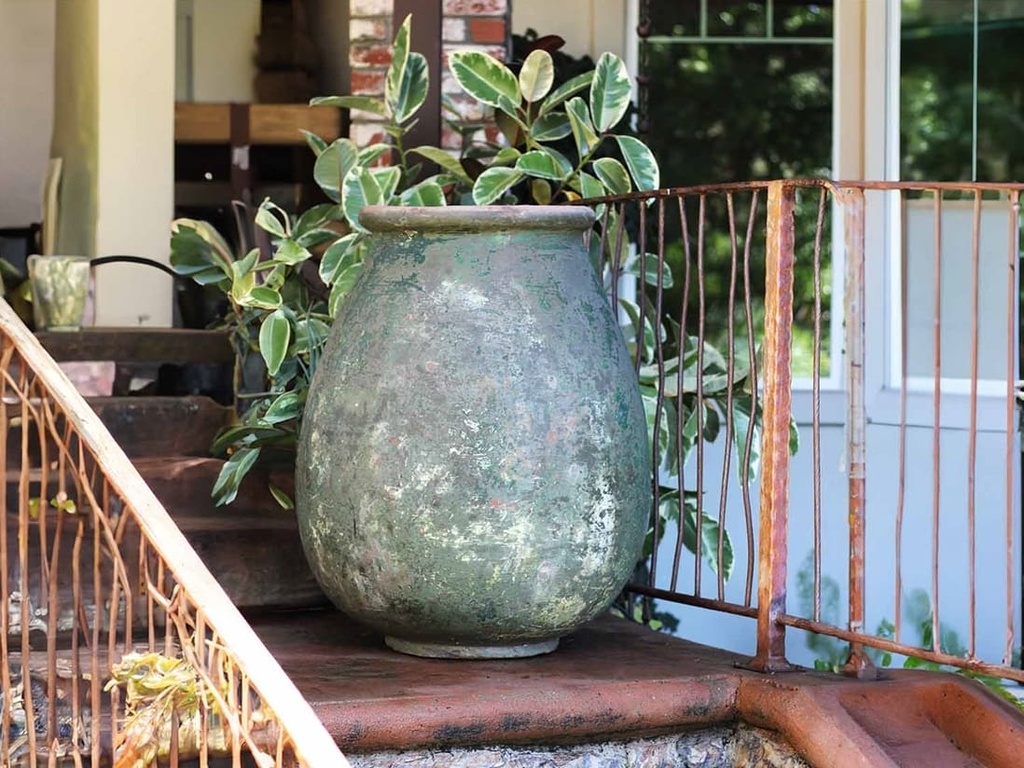 [PV-TSC2178VDG-B] TURKISH JAR, VERDIGRIS, SIZE B, 19"X24"