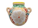 TIERRA LUZ HANGING HALF JAR WITH HANDLE, 8.5"X6.5", SOLD IN CASE OF 6