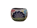 TALAVERA TIERRA LUZ, MACETA  BOLA, 6.5"X5.5", SOLD IN CASE OF 12