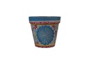 TALAVERA TIERRA LUZ GARDEN VASE #20, 7.5" x 8", SOLD IN CASE OF 4