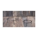 SUCCULENT BOWL IRON STAND, 12"x6", 10"x5", 8"x4"