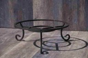 DOUBLE RING IRON STAND 17" X 10" HEIGHT
