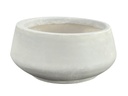 RADIUS BOWL PLANTER CEMENT WHITE, SET OF 4- 21.5"x10", 17"x8", 12.5"x6", 8.5"x4.5"