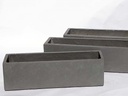 HAMPTON PATIO BOX, CONCRETE LIGHT GRAY, 23.5"X7.0"X7.0", SOLD IN CASE OF 6