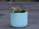 ART DÉCOR HONEY COMB PLANTER, SKY BLUE, 6.5"X6.0" SOLD IN CASE OF 6