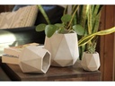 GEOMETRY SKYLINE TUMBLER PLANTER, POLISHED CONCRETE, 3"x3", SOLD IN CASE OF 18