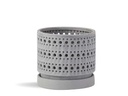 MOON GATE ORCHI ORCHID PLANTER, SAND DIM GREY, 7.5"x6.5", CASE OF 4