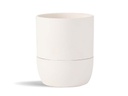 URBAN DWELLER SELF-WATERING POT, BRIGHT WHITE, 5.0"X5.5", CASE OF 8