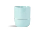 URBAN DWELLER SELF-WATERING POT, PASTEL LIGHT GREEN, 6.5"X6.5", CASE OF 4