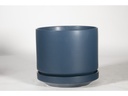 MELROSE M-MODERN PLANTER, NAVY BLUE, 12.0"x12.0"