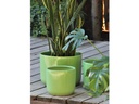 LYNX PLANTER, TEA GREEN BRIGHT, SET OF 3- 16.0"X12.0", 13.0"X10.0", 10.0"X9.0"