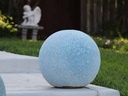 DECORATIVE SPHERE,  CORAL AQUA, 19.5