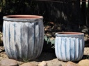ACAMA TRIO, AEGEAN SEA, SIZES BC, SET OF 2- 18.0"X19.0", 13.0"X12.5"