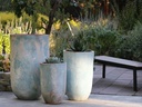 EASTERN CYLINDER, ATLANTIS SKY, SET OF 3 - 23.5"X39", 18.5"X29.5", 14.5"X23.5"