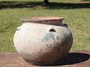 AFRICAN HYDRIA JAR,  41.5”x 29.0”, ATLANTIS SKY
